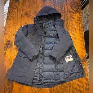 Patagonia Girls’ Tres 3-in-1 Parka LG Navy